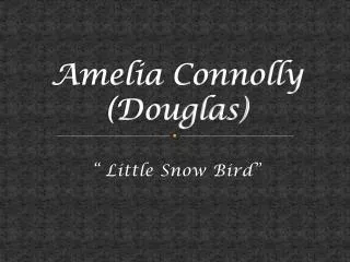 Amelia Connolly (Douglas)