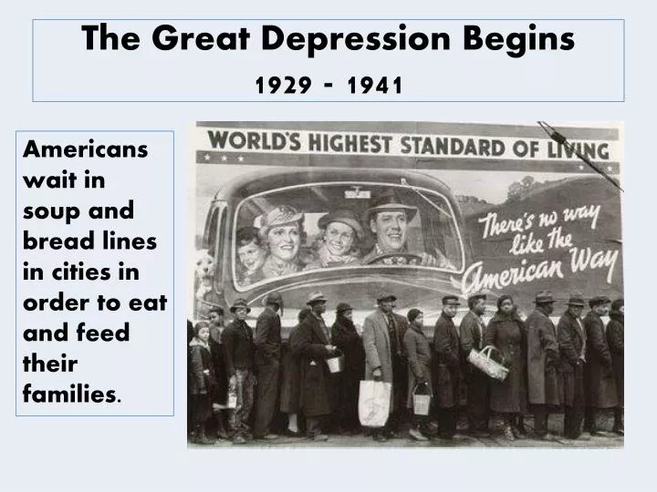 the great depression begins 1929 1941