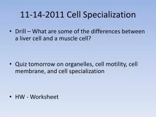 11-14-2011 Cell Specialization