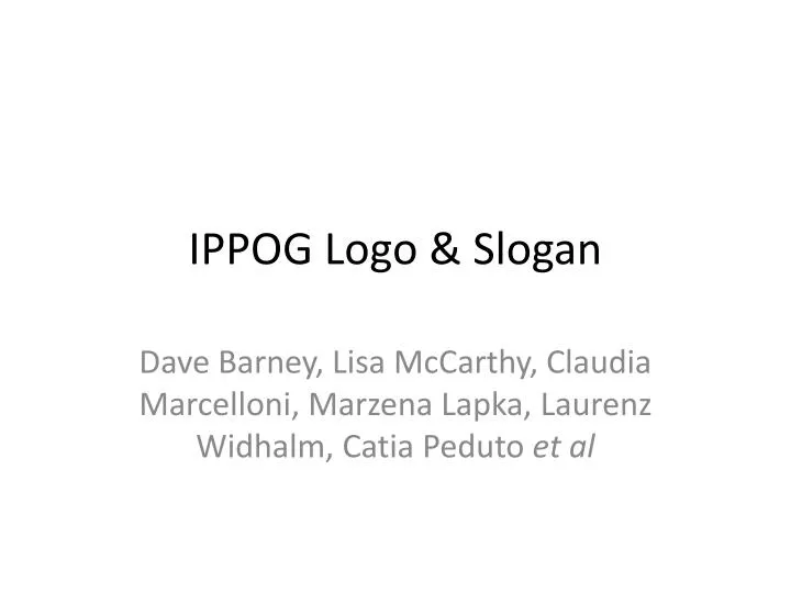 ippog logo slogan