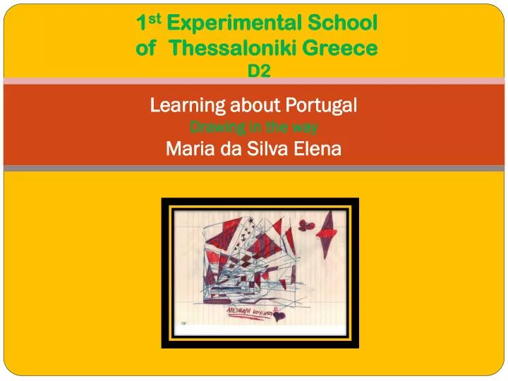 learning about portugal drawing in the way maria da s ilva elena