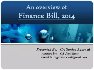 An overview of Finance Bill, 2014