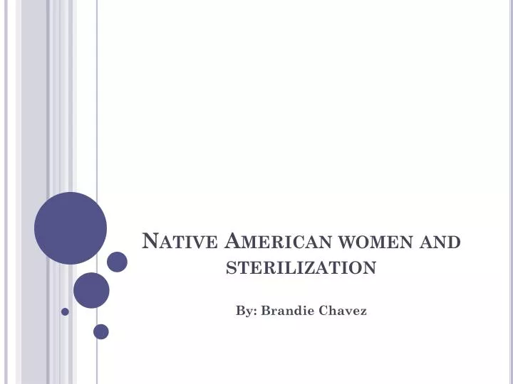 native american women and sterilization