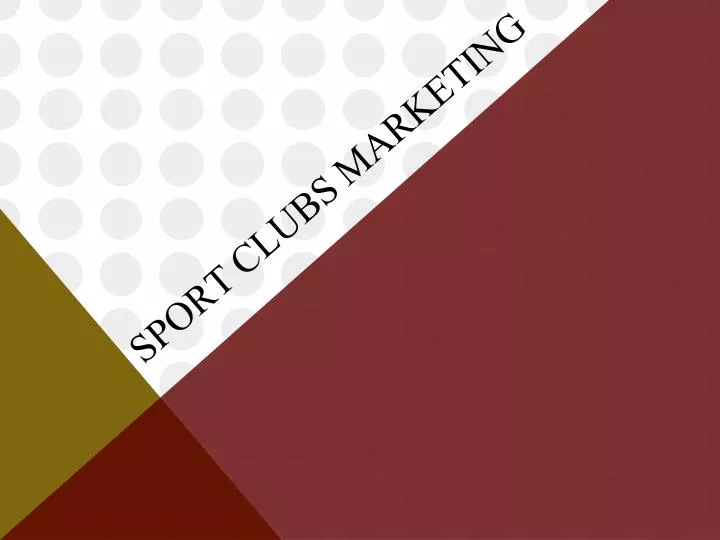 sport clubs marketing