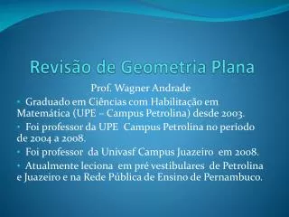 revis o de geometria plana
