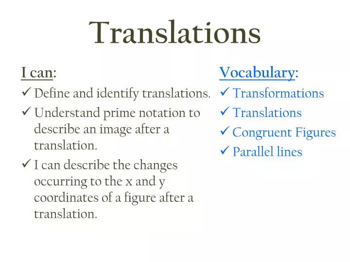 translations