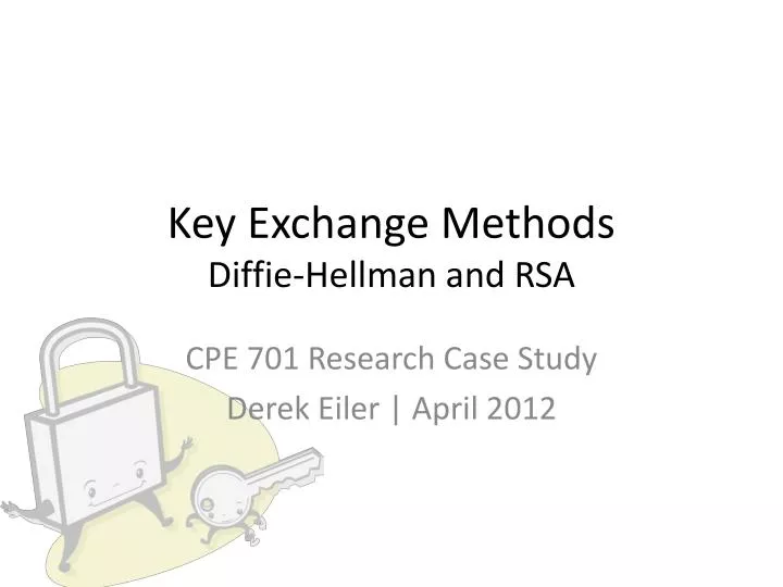 key exchange methods diffie hellman and rsa