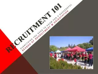 Recruitment 101