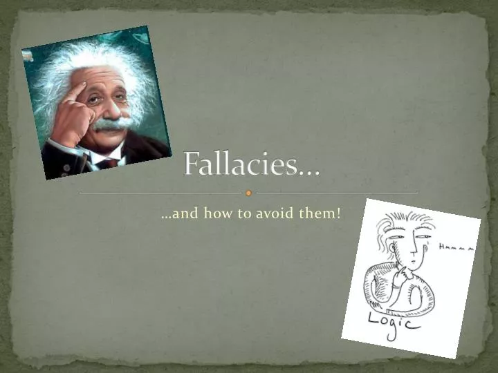 fallacies