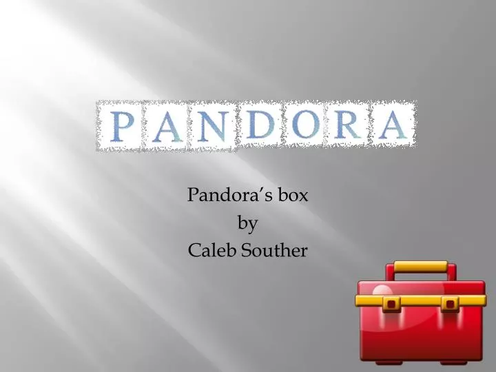 pandora s box by caleb souther