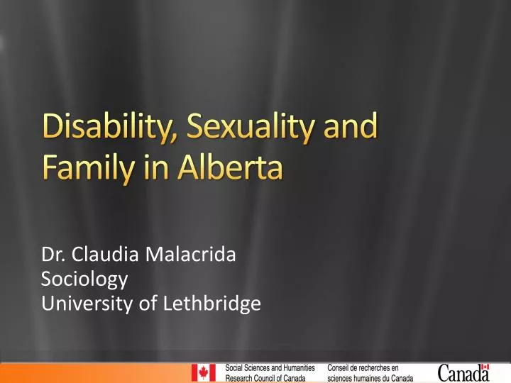 disability sexuality and family in alberta