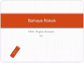 bahaya rokok