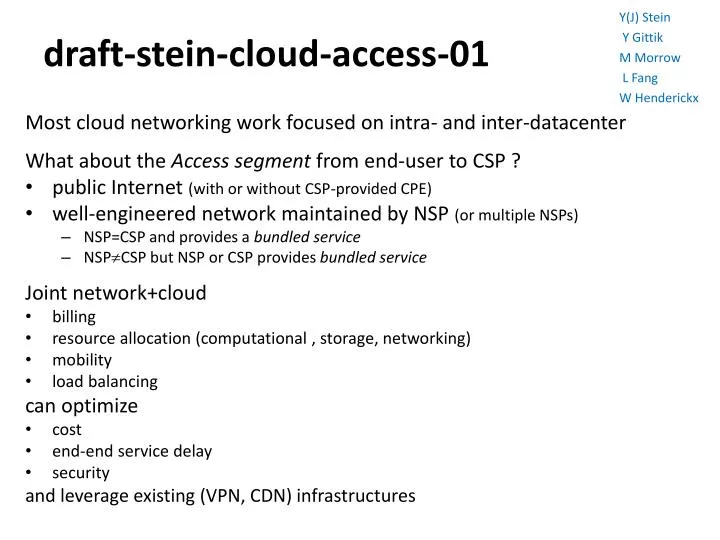 draft stein cloud access 01