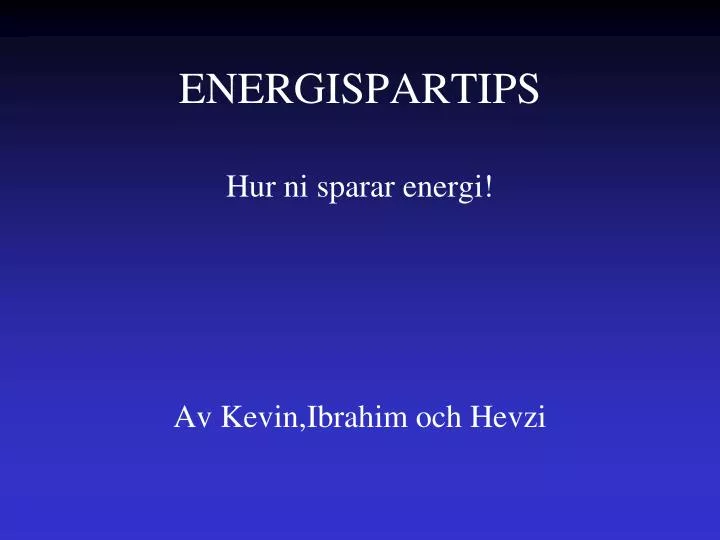 energispartips