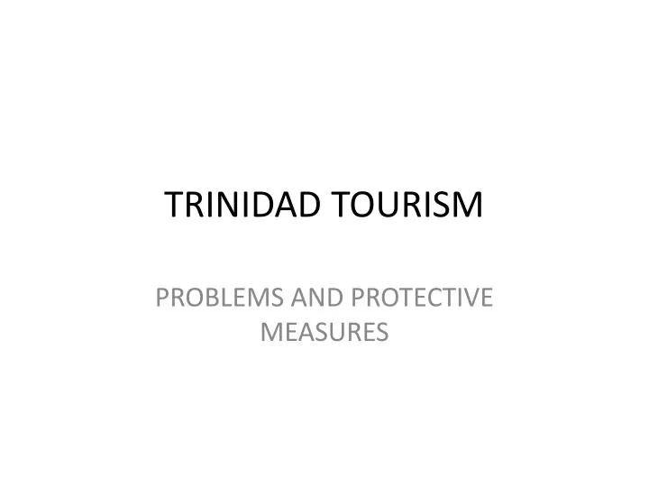 trinidad tourism
