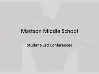 Mattson Middle School