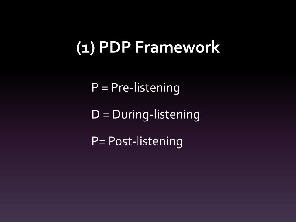 PPT - (1) PDP Framework PowerPoint Presentation, free download - ID:2535374