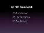(1) PDP Framework - slide 1