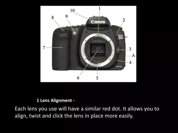 1 lens alignment