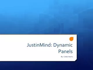 JustinMind : Dynamic Panels