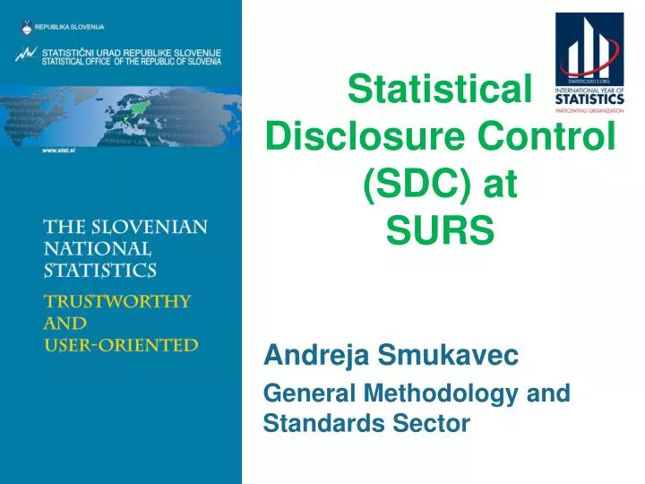statistical disclosure control sdc at surs