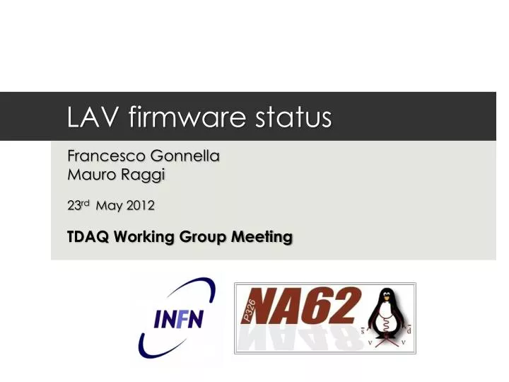 lav firmware status