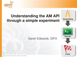 Understanding the AM API through a simple experiment