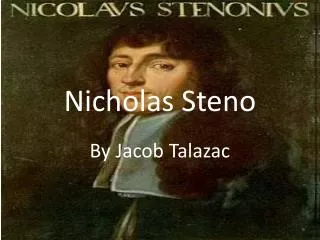 Nicholas Steno