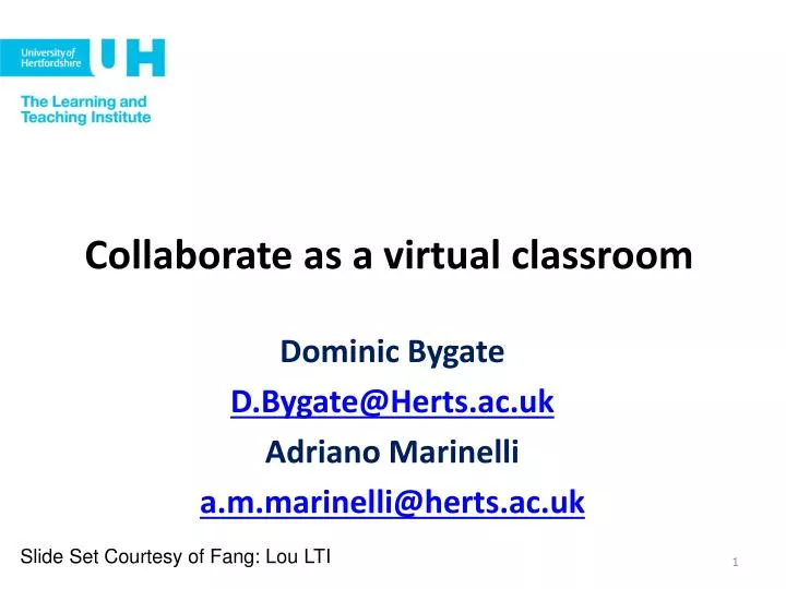 collaborate as a virtual classroom