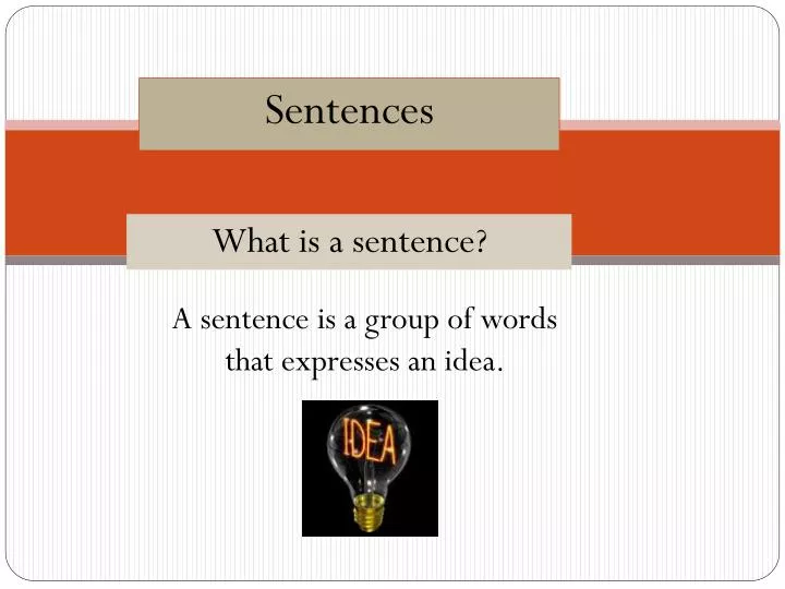 sentences