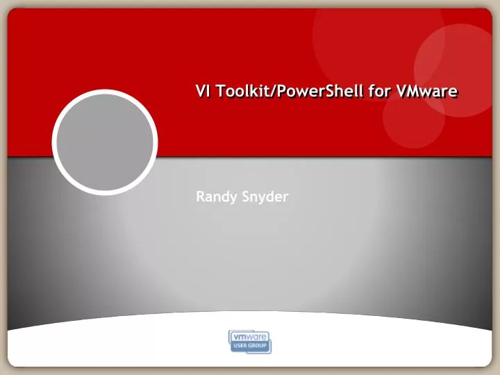 vi toolkit powershell for vmware