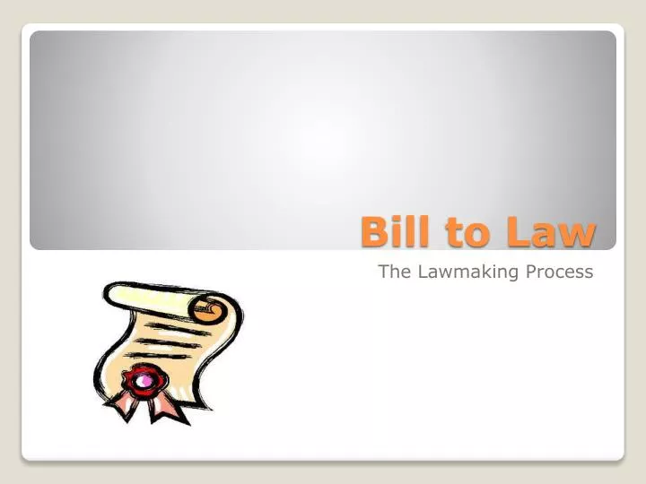 bill to law