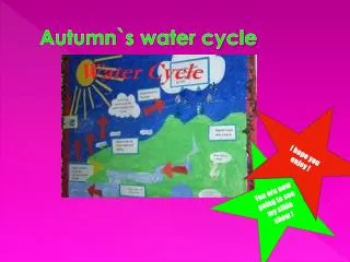 Autumn`s water cycle