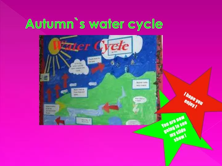 autumn s water cycle