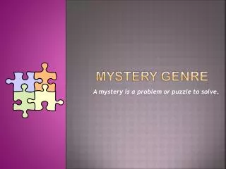 Mystery Genre