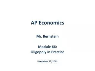 AP Economics