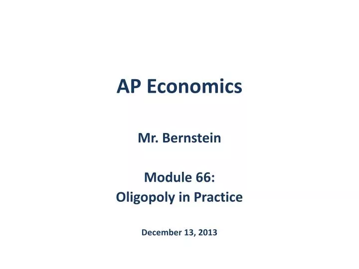 ap economics