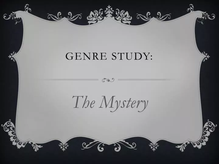genre study