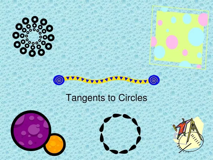 tangents to circles