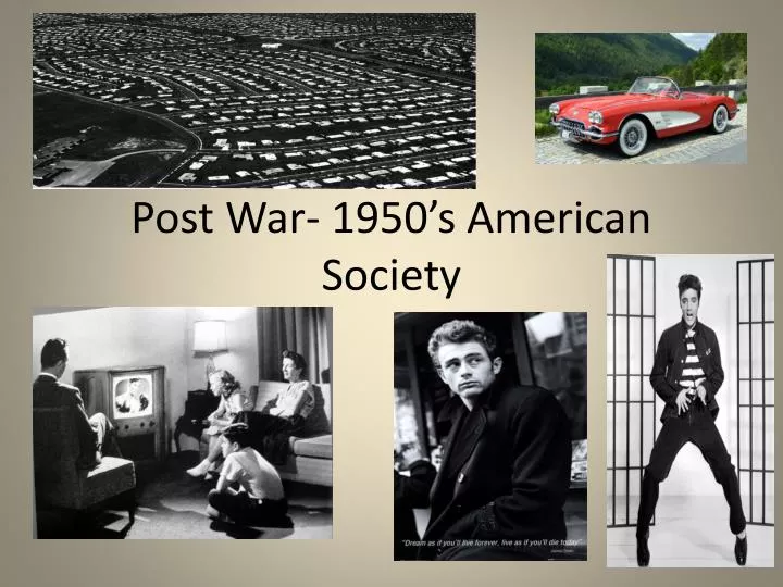 post war 1950 s american society