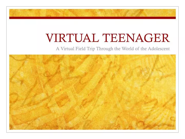 virtual teenager