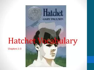 hatchet vocabulary