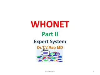 WHONET Part II Expert System