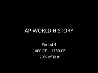 ap world history