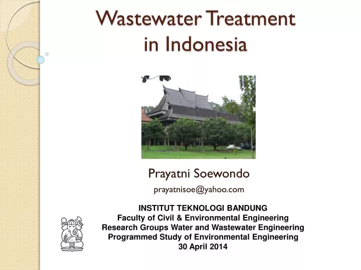 wastewater treatment in indonesia