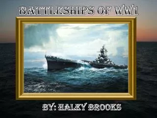 Battleships of WW1
