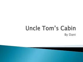 uncle tom s cabin