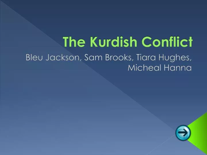 the kurdish conflict