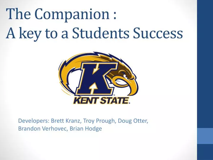 the companion a key to a students success