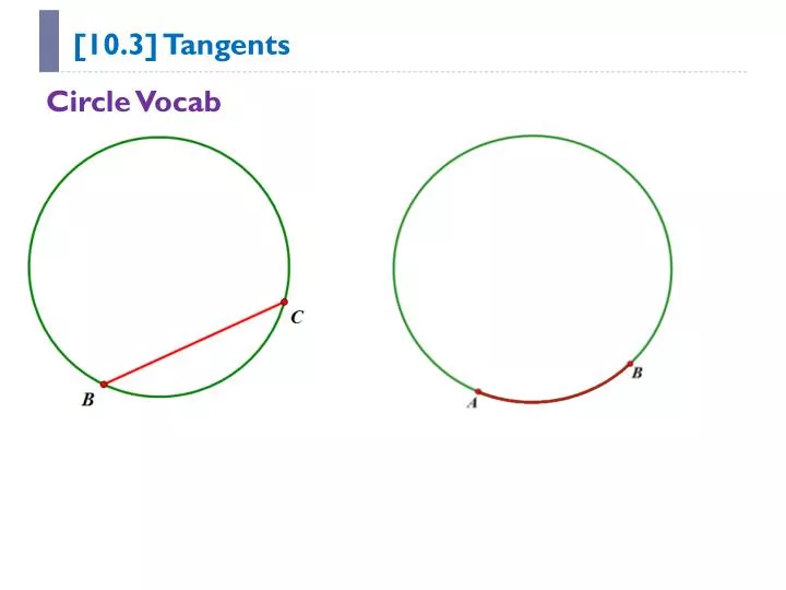 10 3 tangents